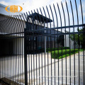 Decorative curved spear steel fencing wrought iron fences